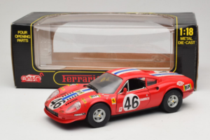 Ferrari Dino 246 GT #46 Roșu Anson 1:18 3580-P1 Metal - imaginea 8 din 8