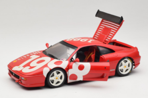 Ferrari F355 Berlinetta Roșu cu roți albe UT Models 1:18 180074020-P2 Metal - imaginea 2 din 8