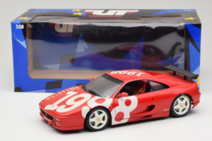 Ferrari F355 Berlinetta Roșu cu roți albe UT Models 1:18 180074020-P2 Metal - imaginea 8 din 8