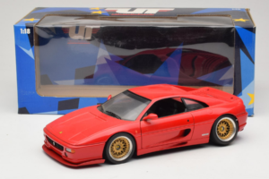 Ferrari F355 Berlinetta Roșu Cu Jante Aurii Personalizate UT Models 1:18 180074020-P5 Metal - imaginea 8 din 8
