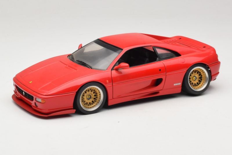 Ferrari F355 Berlinetta Roșu Cu Jante Aurii Personalizate UT Models 1:18 180074020-P5 Metal