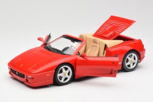 Ferrari F355 Spider Roșu Hot Wheels 1:18 25733 Metal - imaginea 2 din 8