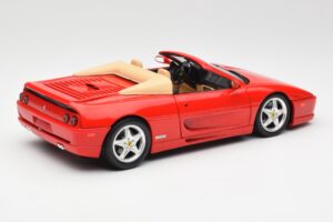Ferrari F355 Spider Roșu Hot Wheels 1:18 25733 Metal - imaginea 3 din 8