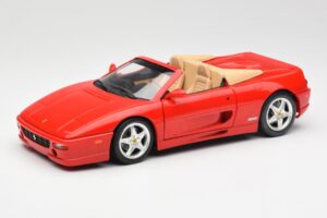 Ferrari F355 Spider Roșu Hot Wheels 1:18 25733 Metal