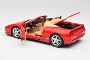 Ferrari F355 Spider Roșu Hot Wheels 1:18 25733 Metal - imaginea 5 din 8