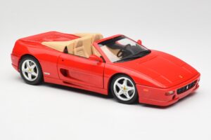 Ferrari F355 Spider Roșu Hot Wheels 1:18 25733 Metal - imaginea 6 din 8