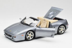 Ferrari F355 Spider Argintiu Hot Wheels 1:18 23907-M1 Metal - imaginea 2 din 8