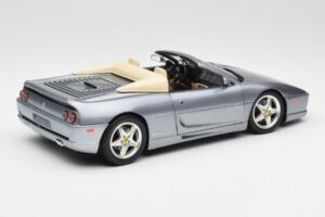 Ferrari F355 Spider Argintiu Hot Wheels 1:18 23907-M1 Metal - imaginea 3 din 8