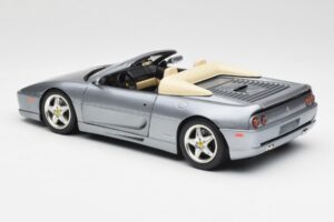Ferrari F355 Spider Argintiu Hot Wheels 1:18 23907-M1 Metal - imaginea 7 din 8