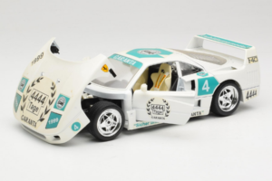 Ferrari F40 4444 Tage Garanta #4 Alb Bburago 1:18 3332-W5 Metal - imaginea 2 din 8