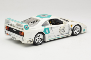 Ferrari F40 4444 Tage Garanta #4 Alb Bburago 1:18 3332-W5 Metal - imaginea 3 din 8