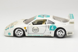 Ferrari F40 4444 Tage Garanta #4 Alb Bburago 1:18 3332-W5 Metal - imaginea 4 din 8