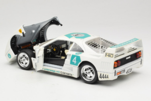 Ferrari F40 4444 Tage Garanta #4 Alb Bburago 1:18 3332-W5 Metal - imaginea 5 din 8