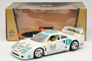Ferrari F40 4444 Tage Garanta #4 Alb Bburago 1:18 3332-W5 Metal - imaginea 8 din 8