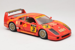 Ferrari F40 Evoluzione #3 Brummel Roșu 1987 Bburago 1:18 3022-P2 Metal - imaginea 6 din 8