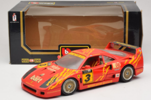 Ferrari F40 Evoluzione #3 Brummel Roșu 1987 Bburago 1:18 3022-P2 Metal - imaginea 8 din 8