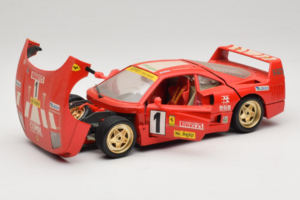 Ferrari F40 Evoluzione #1 Pirelli Roșu 1992 Bburago 1:18 3042-P1 Metal - imaginea 2 din 8