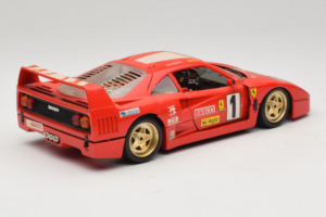 Ferrari F40 Evoluzione #1 Pirelli Roșu 1992 Bburago 1:18 3042-P1 Metal - imaginea 3 din 8