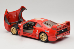 Ferrari F40 Evoluzione #1 Pirelli Roșu 1992 Bburago 1:18 3042-P1 Metal - imaginea 5 din 8