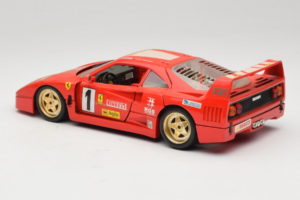 Ferrari F40 Evoluzione #1 Pirelli Roșu 1992 Bburago 1:18 3042-P1 Metal - imaginea 7 din 8