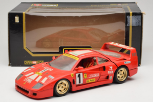 Ferrari F40 Evoluzione #1 Pirelli Roșu 1992 Bburago 1:18 3042-P1 Metal - imaginea 8 din 8