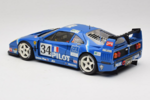 Ferrari F40 Evoluzione #34 Albastru Custom 1987 Bburago 1:18 3032-C1 Metal - imaginea 7 din 8