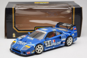 Ferrari F40 Evoluzione #34 Albastru Custom 1987 Bburago 1:18 3032-C1 Metal - imaginea 8 din 8