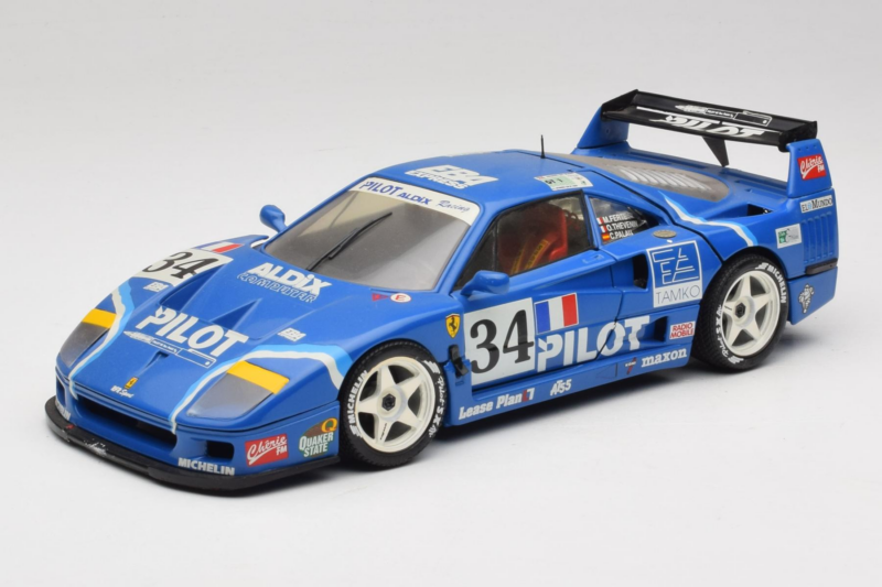 Ferrari F40 Evoluzione #34 Albastru Custom 1987 Bburago 1:18 3032-C1 Metal