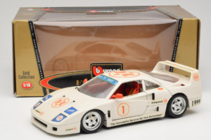 Ferrari F40 #1 Expert Alb 1987 Bburago 1:18 3332-W2 Metal - imaginea 8 din 8