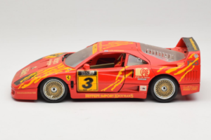 Ferrari F40 #3 F. Kroymans Ferrari Imports Kroymans BBS Wheels Roșu 1987 Bburago 1:18 3032-H1 Metal - imaginea 4 din 8