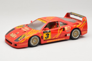 Ferrari F40 #3 F. Kroymans Ferrari Imports Kroymans BBS Wheels Roșu 1987 Bburago 1:18 3032-H1 Metal