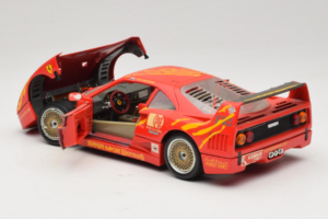 Ferrari F40 #3 F. Kroymans Ferrari Imports Kroymans BBS Wheels Roșu 1987 Bburago 1:18 3032-H1 Metal - imaginea 5 din 8