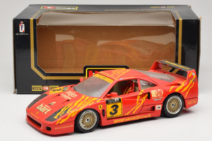 Ferrari F40 #3 F. Kroymans Ferrari Imports Kroymans BBS Wheels Roșu 1987 Bburago 1:18 3032-H1 Metal - imaginea 8 din 8