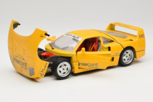 Ferrari F40 Interconti Car HiFi Galben Bburago 1:18 3032-I1 Metal - imaginea 2 din 8