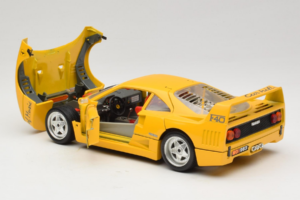 Ferrari F40 Interconti Car HiFi Galben Bburago 1:18 3032-I1 Metal - imaginea 5 din 8