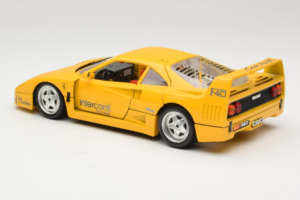 Ferrari F40 Interconti Car HiFi Galben Bburago 1:18 3032-I1 Metal - imaginea 7 din 8