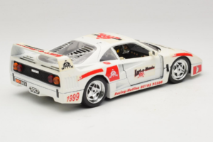 Ferrari F40 Kart-o-Mania Alb Bburago 1:18 3332-W3 Metal - imaginea 3 din 8