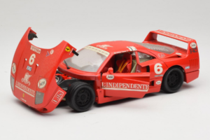 Ferrari F40 #6 V. Colombo L'Indipendente Roșu 1987 Bburago 1:18 3032-L1 Metal - imaginea 2 din 8