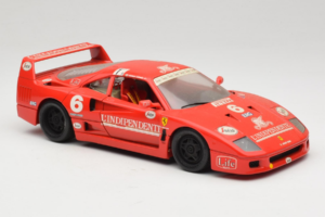 Ferrari F40 #6 V. Colombo L'Indipendente Roșu 1987 Bburago 1:18 3032-L1 Metal - imaginea 6 din 8