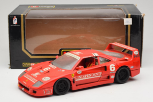 Ferrari F40 #6 V. Colombo L'Indipendente Roșu 1987 Bburago 1:18 3032-L1 Metal - imaginea 8 din 8