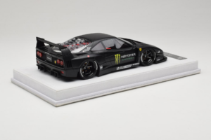 Ferrari F40 LB Works Monster Energy Matt Black BBA 1:18 REMC026 Rășină - imaginea 3 din 7