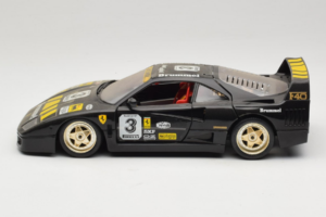 Ferrari F40 Magneti Marelli #3 Negru Bburago 1:18 3022-B1 Metal - imaginea 4 din 8