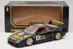 Ferrari F40 Magneti Marelli #3 Negru Bburago 1:18 3022-B1 Metal - imaginea 8 din 8