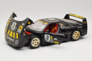 Ferrari F40 Magneti Marelli #3 Negru Bburago 1:18 3022-B1 Metal - imaginea 2 din 8