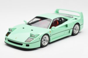 Ferrari F40 Verde Mentă Kyosho 1:18 08416MG Metal - imaginea 3 din 10
