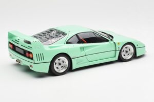 Ferrari F40 Verde Mentă Kyosho 1:18 08416MG Metal - imaginea 4 din 10