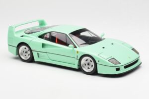 Ferrari F40 Verde Mentă Kyosho 1:18 08416MG Metal - imaginea 8 din 10