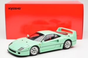 Ferrari F40 Verde Mentă Kyosho 1:18 08416MG Metal - imaginea 10 din 10