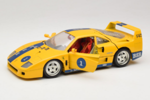 Ferrari F40 #1 Galben Bauer Ediție Limitată 100 buc Bburago 1:18 BSR001 Metal - imaginea 2 din 8