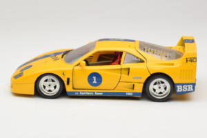 Ferrari F40 #1 Galben Bauer Ediție Limitată 100 buc Bburago 1:18 BSR001 Metal - imaginea 4 din 8
